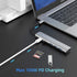 WALNEW 7-in-1 100W PD,4K 3.0, 3 M1 M2,iPad 6,Dell 15 13,Chromebook USB C Hub with HDMI,SD/TF Reader,USB Thunderbolt