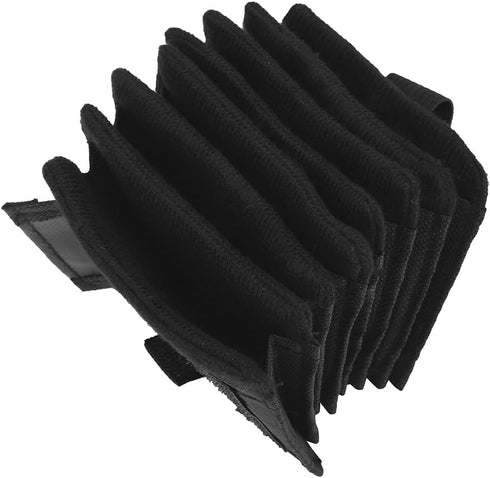 9-Pocket Camera Lens Filter Carry Case, Nylon Wallet Pouch for DSLR Filters, for 25-95mm Filters
