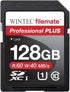 Filemate Wintec Professional Plus 128GB UHS-I U1 SDXC C10 Card (3FMSD128GU1PI-R)