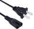 2 Prong Power Cord for LG SPK5B-W SK5Y SH4 SHC4 SH5B Subwoofer, 8ft IEC C7 Power Cord AC Cable Replacement