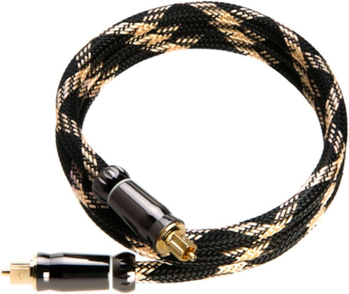 Cables Direct Online 1.5FT Premium Toslink Optical Audio Cable, High Fidelity Digital Fiber Optic Cord