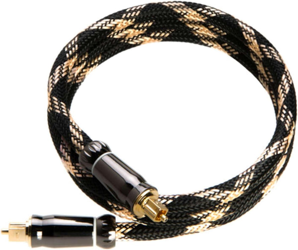 Cables Direct Online 1.5FT Premium Toslink Optical Audio Cable, High Fidelity Digital Fiber Optic Cord