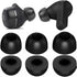 Memory Foam Ear Tips for JBL Tune 230NC TWS Earbuds, Noise Cancelling, 3 Sizes, 3 Pairs, Black - LMS 214