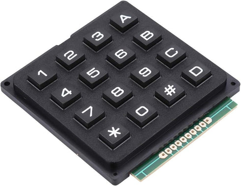 Pomya Keypad, 16 Keys 4x4 Push Button External Keypad Microcontroller Keyboard for MCU