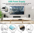 Portable Bluetooth 5.0 Adapter, 3.5mm Jack Aux Dongle, Wireless Transmitter Receiver for TV/PC/Headphone/Car/Home