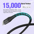 Apple MFi Certified 4Ft USB C to Lightning Cable, 3A Fast Charging, Nylon Braided, Compatible with iPhone 14/13/12/11 -