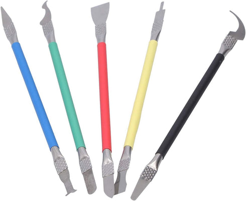 IC Chip Repair Thin Blade CPU NAND Remover, BGA Maintenance Knife for Mobile Phone Repair (5-Piece Set)