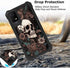 Skull Flowers Case for TCL iON X T430W, TCL 40z, iON V T430M/T430V/T607 - Slim TPU, Rugged Drop Protection & Screen