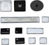 Keyboard Keycaps Keys Cap US Set Replacement for MacBook Pro A2251 A2289 A2141 2019 2020 Year 13" 16" Full Keycap with