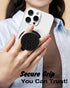 Svanove Magnetic Phone Grip Compatible with Magsafe Phone Grip Holder, Collapsible Cheetah Print Mag Safe Cellphone