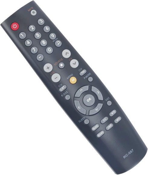 RC-057 Replacement Remote Control for Coby TFT LCD Widescreen TV Models, Compatible with Multiple Models