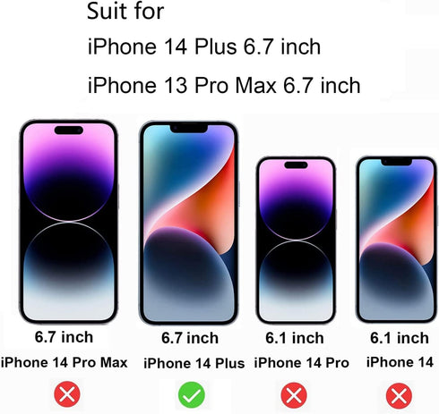 iPhone 13 Pro Max Anti-Spy Screen Protector - 2PCS Anti-Blue Tempered Glass Mirror Privacy Film