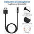 RuenTech 2-Pack Chargers for MOJIAJIZERA Smart Watch, Replacement Magnetic Charging Cable (Black&Black)