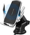 Car Phone Mount, Auto-Clamping Smart Sensor 10W Qi Fast Charging Holder for iPhone 12/12 Pro Max/Samsung S20, 4.7-6.7