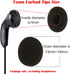 Sennheiser MX500 Earbud Tips - Foam Replacement Earbud Pads, 6 Pairs in Black, White, Pink - Compatible Earbud Tips