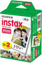 Fujifilm Instax Mini Film 20 Prints for Fuji 8, 50s, 25, 7s, 90, 300, Full Color, Twin Pack