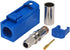 RG58 LMR195 5PCS GPS telematics or Navigation RF Coax Connector Fakra C Straight Crimp Jack Female Blue Adapter