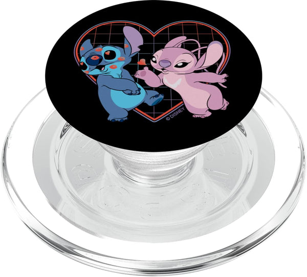 PopSockets PopGrip for MagSafe - Disney Lilo and Stitch Angel Heart Kisses