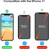 amFilm OneTouch Glass Screen Protector for iPhone 11 & XR (6.1") - 2 Pack, Tempered Glass with Easy Installation Kit
