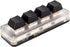 VBESTLIFE Customized Knobs Red Switch Macro Keyboard Plug and Play USB Keypad, Improve Work Efficiency (4 Keys)
