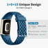 Getino Sport Bands Compatible with Fitbit Charge 5/Charge 6, Soft Breathable Waterproof Strap, Adjustable Replacement