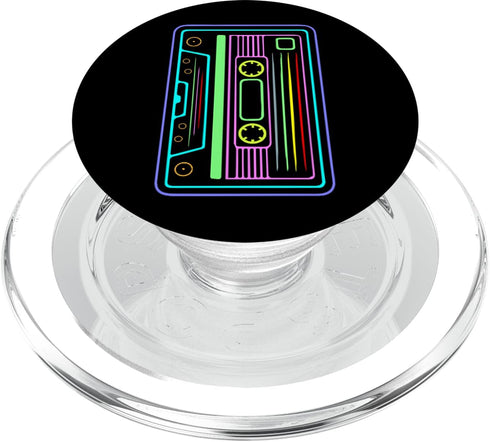 Cassette Tape - 80s 90s Music Retro Vintage Disco Party PopSockets MagSafe PopGrip for iPhone