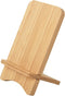 Abbolinxus Bamboo Phone Stand, Desktop Stand, Simple Phone Stand, Compatible with All Phones