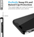 SAMONPOW iPhone 13 Case with Card Holder, Dual Layer Hybrid Wallet Case, Heavy Duty Shockproof Protection for 6.1 inch