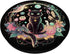 Moon Phases Crystal Witchy Cute Black Cat Kawaii Pastel Goth PopSockets Standard PopGrip