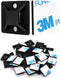 3/4" Zip Tie Mounts, 120PCS Self Adhesive Cable Tie Mounts for Cable Management Indoor Outdoor (Black)