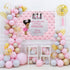 DASHAN 7x5ft Polyester Baby Shower Backdrop - Welcome Our Little Princess Photography Background
