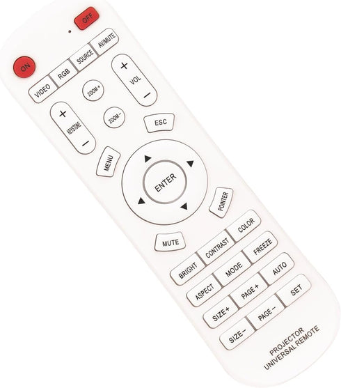 ALLIMITY Universal Projector Replacement Remote Control -- fit for Most of Projector Home Theater Remote Control