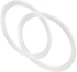 Unifizz 2Pcs Car Speaker Spacer Ring, Acrylic Transparent Mounting Spacer Plate, 146mm ID for 6.5 Inch