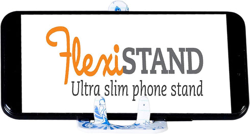 Gifts for Readers & Writers Cell Phone Stand, Fully Adjustable Angle, Foldable Phone Holder, Flexistand Office Desk