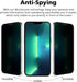 [2 Pack For iPhone 15 Pro, 2 Pack 6H Privacy Screen Protector, Anti-Spy PET Film,Scratch-Resistant,6H Hardness, Case Friendly, Bubble Free Easy Installation with Alignment Applicator