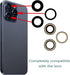 3pcs/Set Back Camera Lens Glass Replacement for iPhone 15 Pro, 6.1inch with Pre-Installed Adhesive + Repair Tool Kit