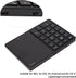 Yosoo Numeric Keypad Touchpad 2 in 1 Wireless Slim Number Pad, 22 Keys Bluetooth 4.2, Portable Financial Accounting