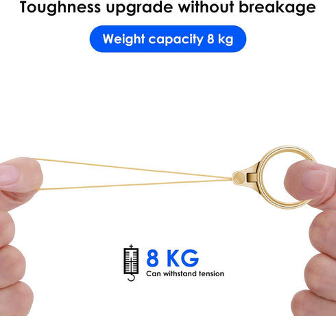 Cobee Cell Phone Ring Straps, 4 Pcs Phone Finger Ring Holders, Phone Grip Holder, Phone Loop Charm, Phone Ring