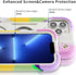 MARKILL Compatible with iPhone 13 Pro Max Case, Heavy-Duty Military Grade Shockproof Cover with Ring Stand