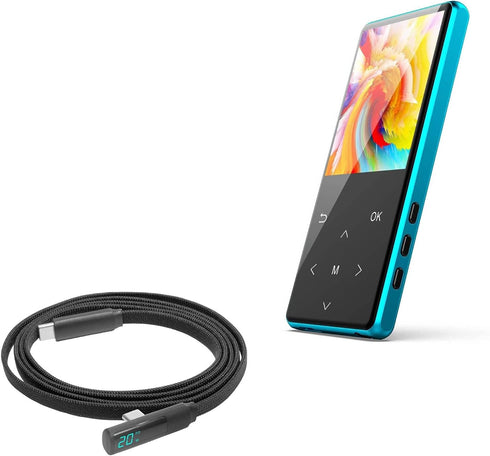 BoxWave Cable Compatible with Safuciiv MP3 Player (2.4 in) - PowerDisplay PD Right