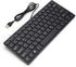 Arabic Keyboard, Wired Mini Portable Keyboard, USB Interface for Desktop Computer, 78 Keys, Ultra-Thin Mini Industrial