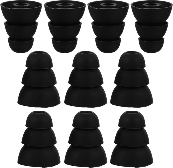 OSALADI 10 Pairs Noise Cancelling Earplugs, Silicone Ear Muffs, Multi-Layer Earbud Caps for Comfort and Protection
