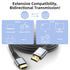 looyotul 8k 6.6ft 8K@60Hz/4K@120Hz 48gbps 3D PS4/PS5(Silvery) Hdmi Cable Ultra High Speed HDMI Cable Gold Plated