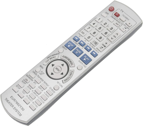 EUR7662Y30 Replacement Remote Control for Panasonic DVD Receiver Home Theater Stereo System SA-HT740, SA-HT743, SA-HT940