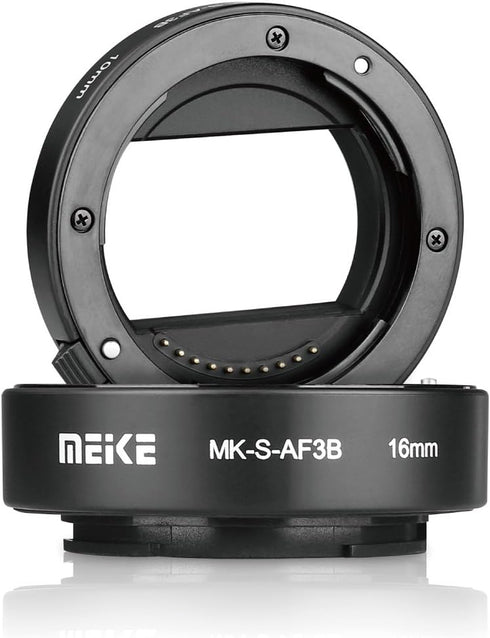 Meike MK-S-AF3B Auto Focus Extension Tube - 10mm 16mm for Sony A7 A7M2 NEX 3 NEX 5 NEX 6 A6600 A5000 A6000 A6100 A6300