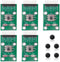 KOOBOOK 5Pcs 5-Channel Five Direction Navigation Button Module 5D Rocker Joystick Independent Keyboard