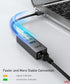 uni USB to Ethernet Adapter, USB 3.0 Hub with 100/1000 Mbps RJ45 Ethernet, 4-in-1 USB-A to LAN Network Adapter