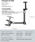 SMALLRIG 1/4" 3/8" 9.8 Inches 5326 Clamp w/ and Thread Holes, Adjustable Friction Power Articulating Magic Arm