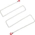 1/10 SCX10 TRX4 90046 CC01 D90 TF2 1/10 RC Metal Tow Hook with Trailer Tow Chain Buckle Shackles RC Decorations