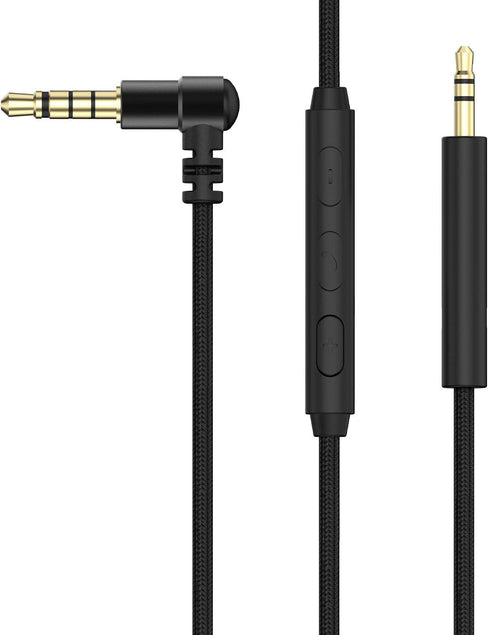 Cubilux 3.5mm to 2.5mm Headphone Cable with MIC, 4 FT, for Bose QC 45/35/25, Sennheiser Momentum 4, JBL Tune